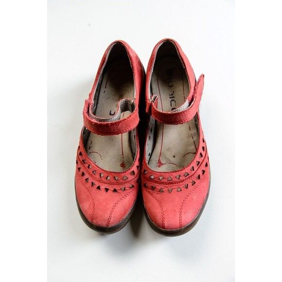 Bionica Matia Red Nubuck suede leather Mary Jane Shoes 9M - Picture 3 of 9